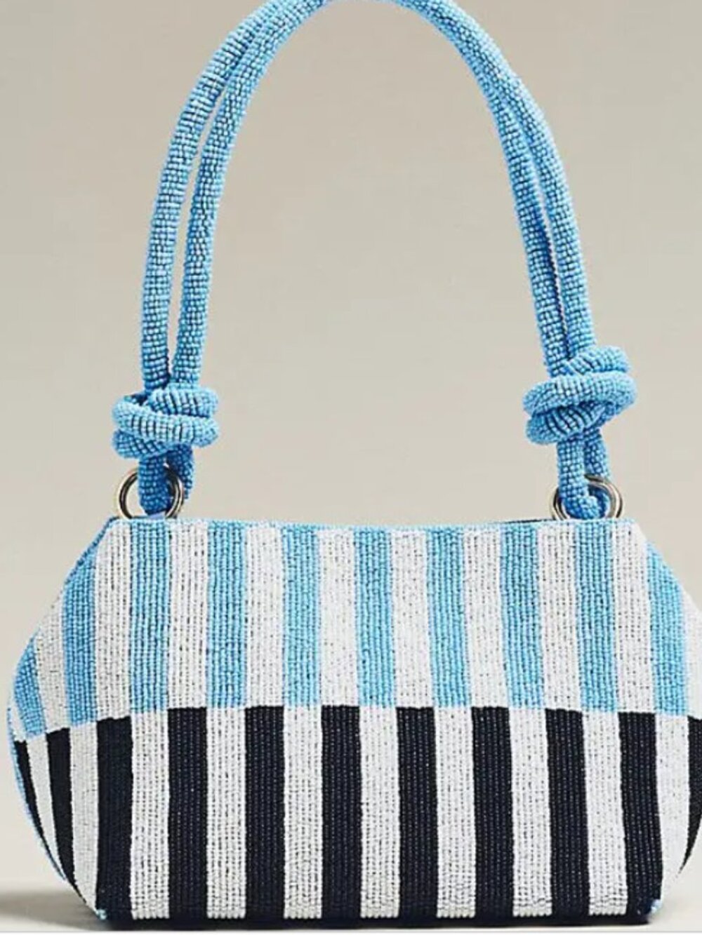 Beaded Knotted Shoulder Bag by Anthropologie - NWT - Picture 2 of 3